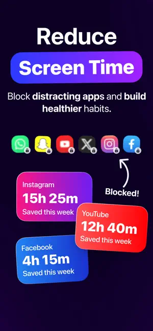 Screen Time Control: Focus screenshot 1