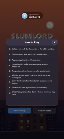 Slumlord - Apartment Tycoon iPhone screenshot