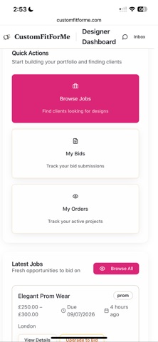 CustomFitForMe screenshot
