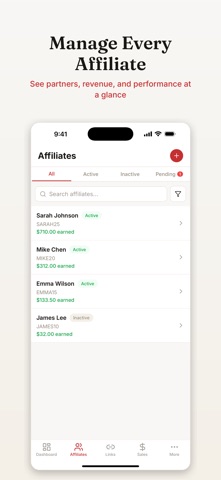 Affiliate Manager: Link & Pay Screenshot 4 of 8