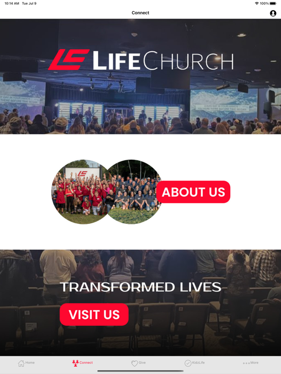 LifeChurch Maine iPad screenshot 3 - Lifestyle app