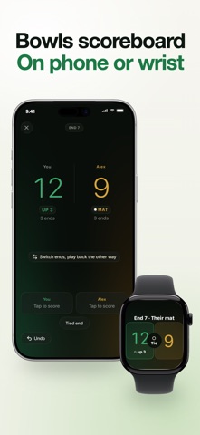 Lawn Bowls Scoreboard Jack iPhone screenshot