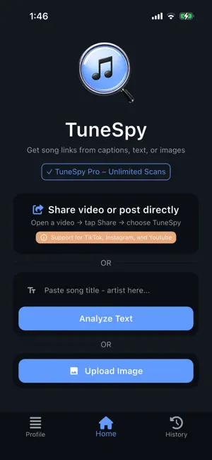 TuneSpy.app screenshot 1