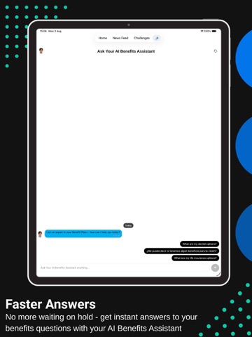 SymphonyAI Benefits iPad screenshot