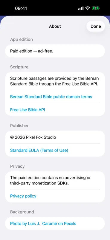 A Bible Verse Each Day screenshot 3 of 3
