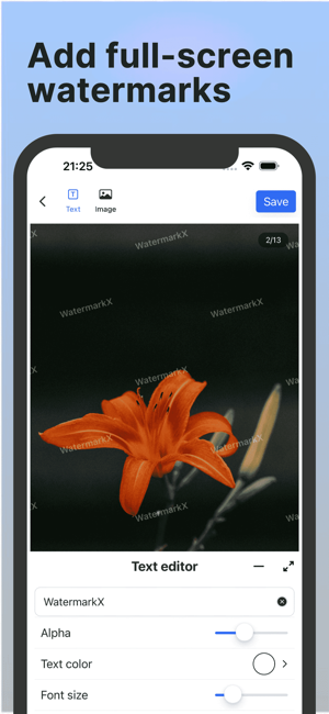 ‎WatermarkX - Markup photos app Screenshot