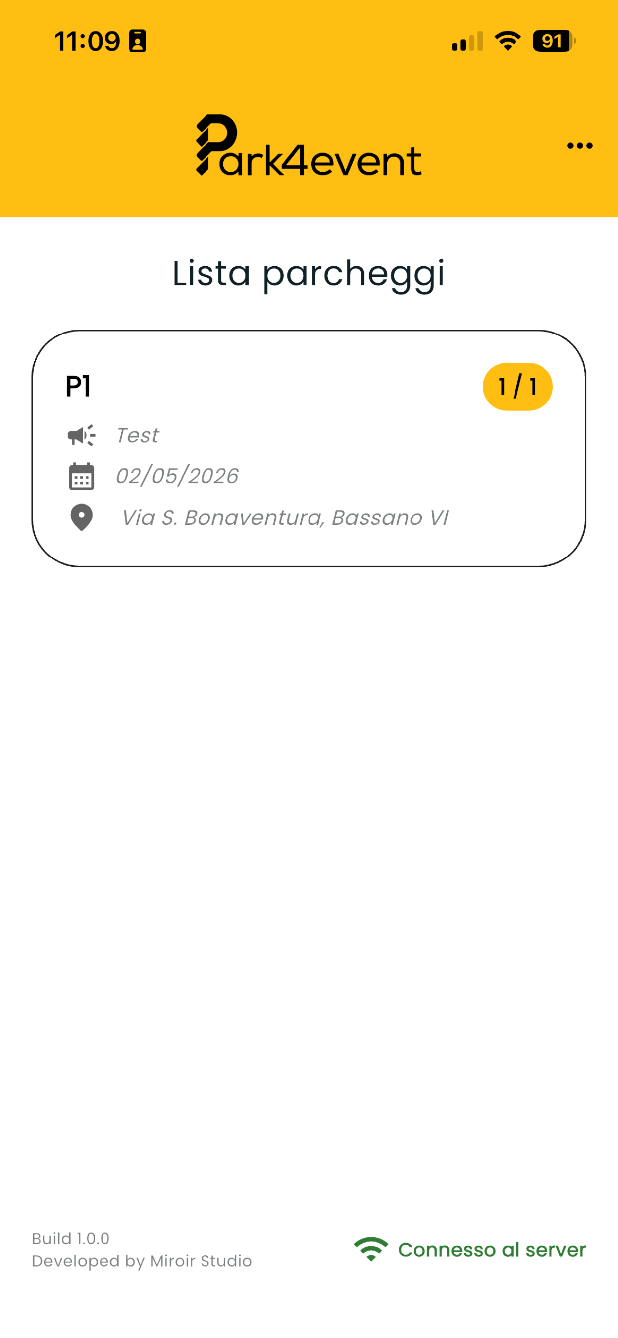 Park4event - Parcheggi screenshot 2