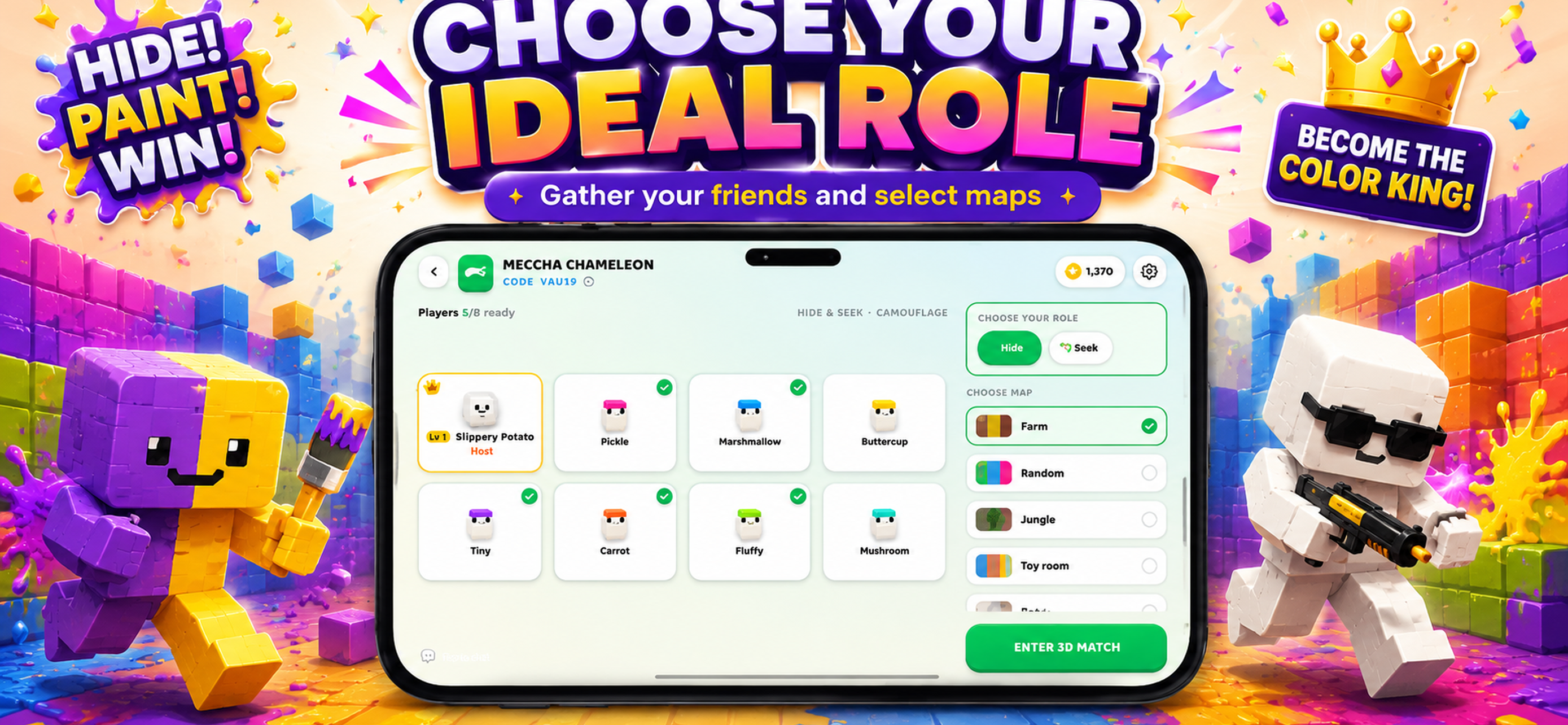 Color Hide Party Online screenshot 5
