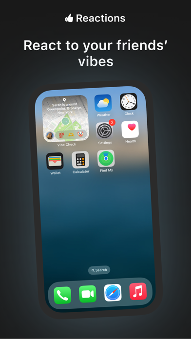 Vibe Check: Friends in Widget Screenshot