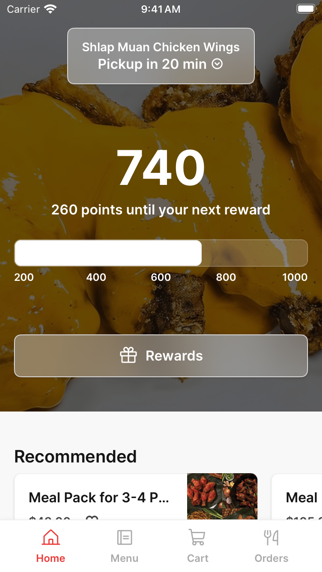 Screenshot 1 of Shlap Muan Chicken Wings App