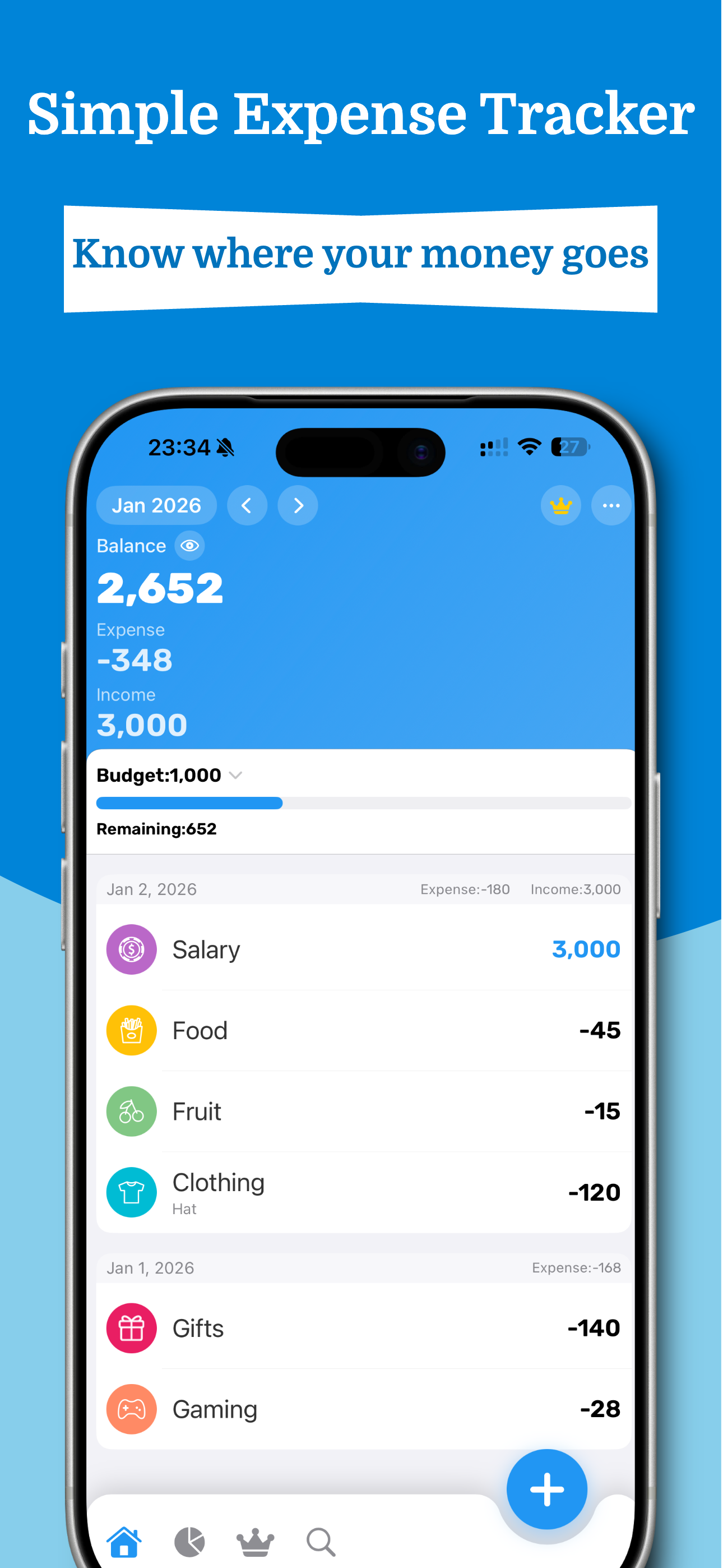 Expense Tracker: EasyBudget