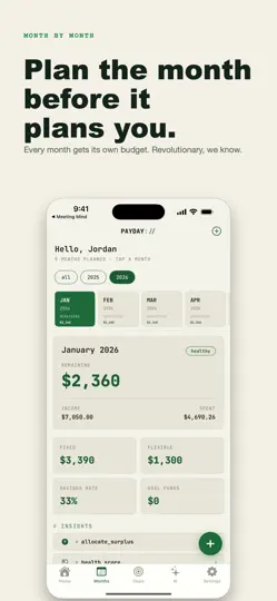 Скриншот Payday: Планировщик Зарплаты на iPhone 3