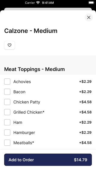 Peoples Choice Pizza iPhone screenshot 4 - Food & Drink app