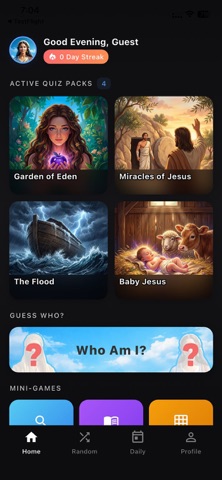 Selah - Bible Quiz iPhone screenshot