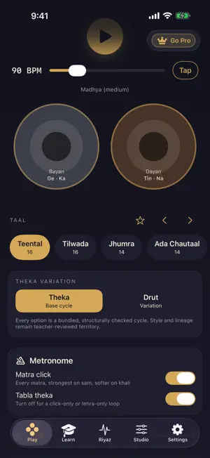 Dha: Learn Tabla — Riyaz screenshot 2