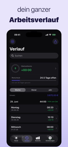 Arbeitszeiterfassung: Tyempo — Screenshot 4