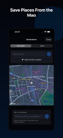 ArrowNavi Compass iPhone screenshot
