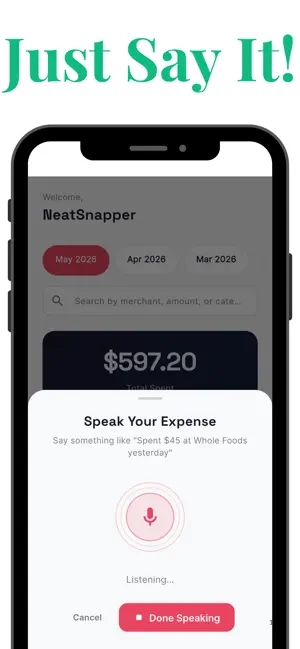 NeatSnap: Budget Automation screenshot 1
