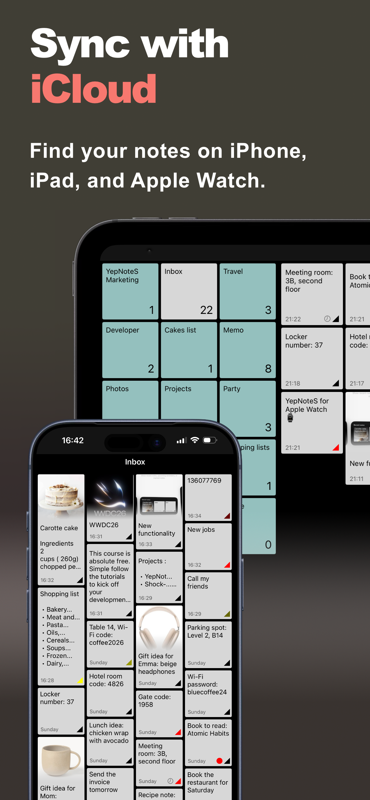 Simple Notes - YepNotes screenshot 9