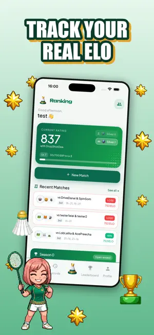 Ranking – Badminton ELO screenshot 3