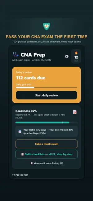 CNA Prep 2026: Practice Test screenshot 1
