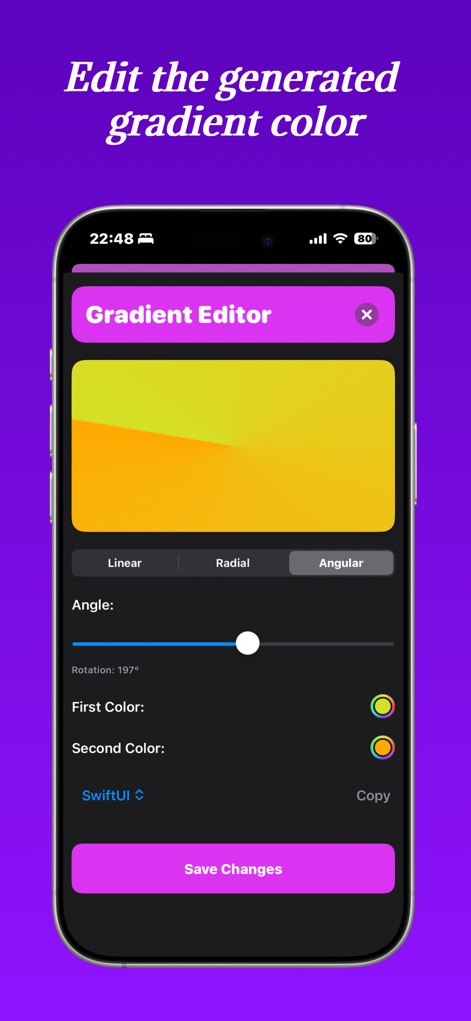Gradient: Lab - Generator - Developer Tools App | MWM