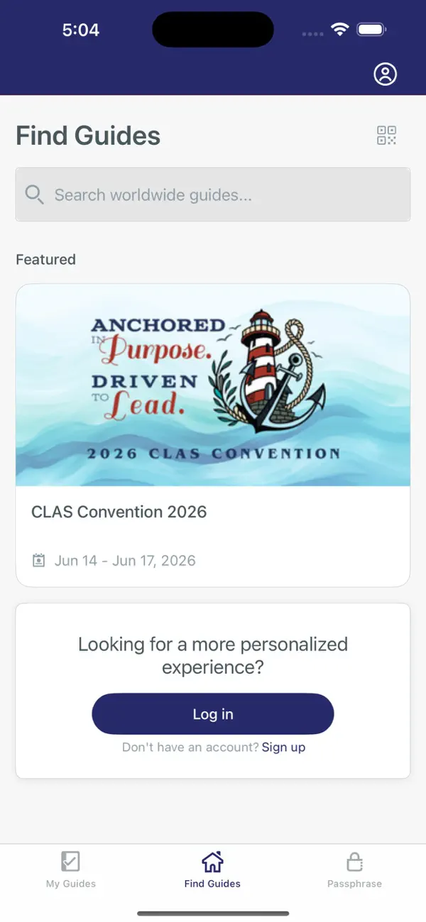 Screenshot #1 pour CLAS Conferences