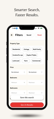 EVNS Real Estate iPhone screenshot