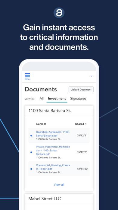 Investor-Portal Screenshot