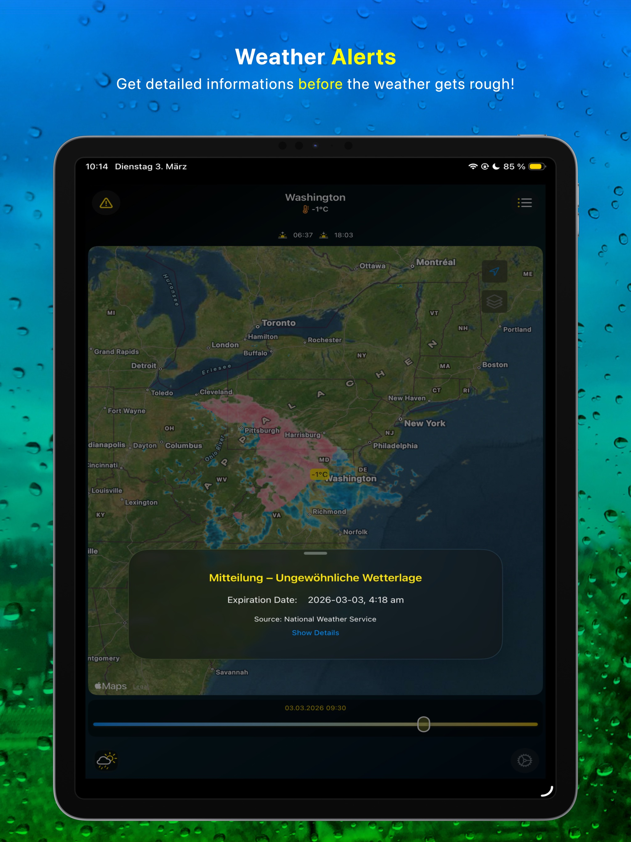 Rain Viewer: Rain Radar Map screenshot 14