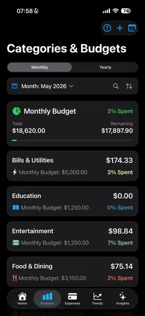 SmartBudget Insights screenshot 2
