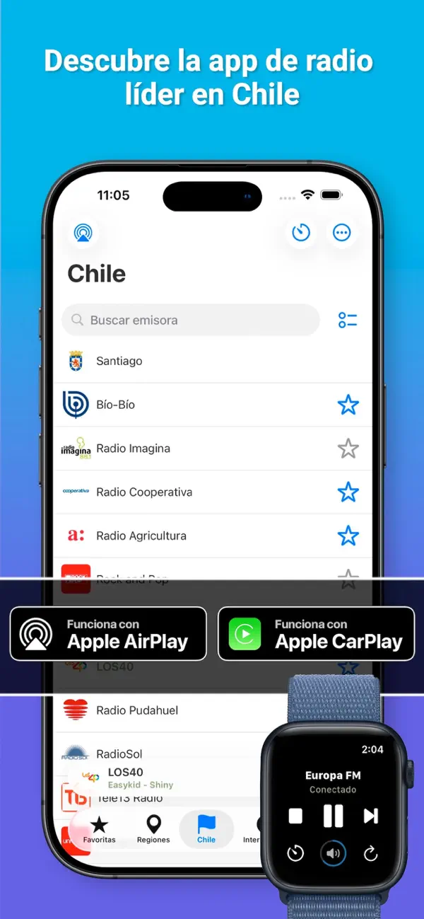 Screenshot #1 pour Radio Chile: Escucha En Vivo