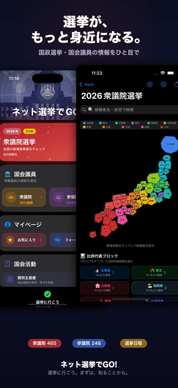 Screenshot #1 pour ネット選挙でGO!