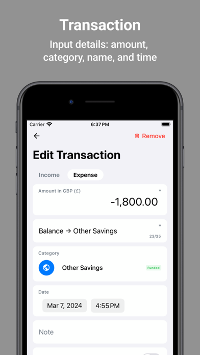 Financial Tracker App Screenshot