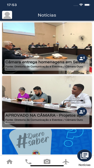 Fiscaliza Ouro Branco Screenshot