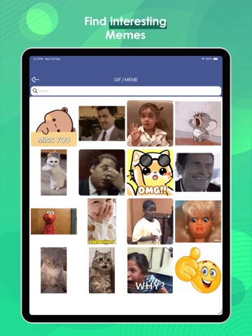 GIF & Animated Meme Maker iPad screenshot