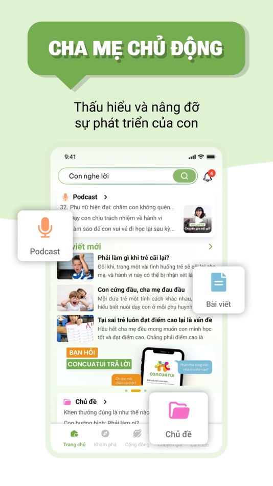 #1. ConCuaTui - Cha mẹ chủ động (iOS) 由: WEKAN JOINT STOCK COMPANY