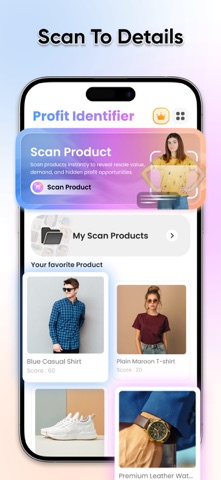 Profit Identifier -Thrift Scan iPhone screenshot