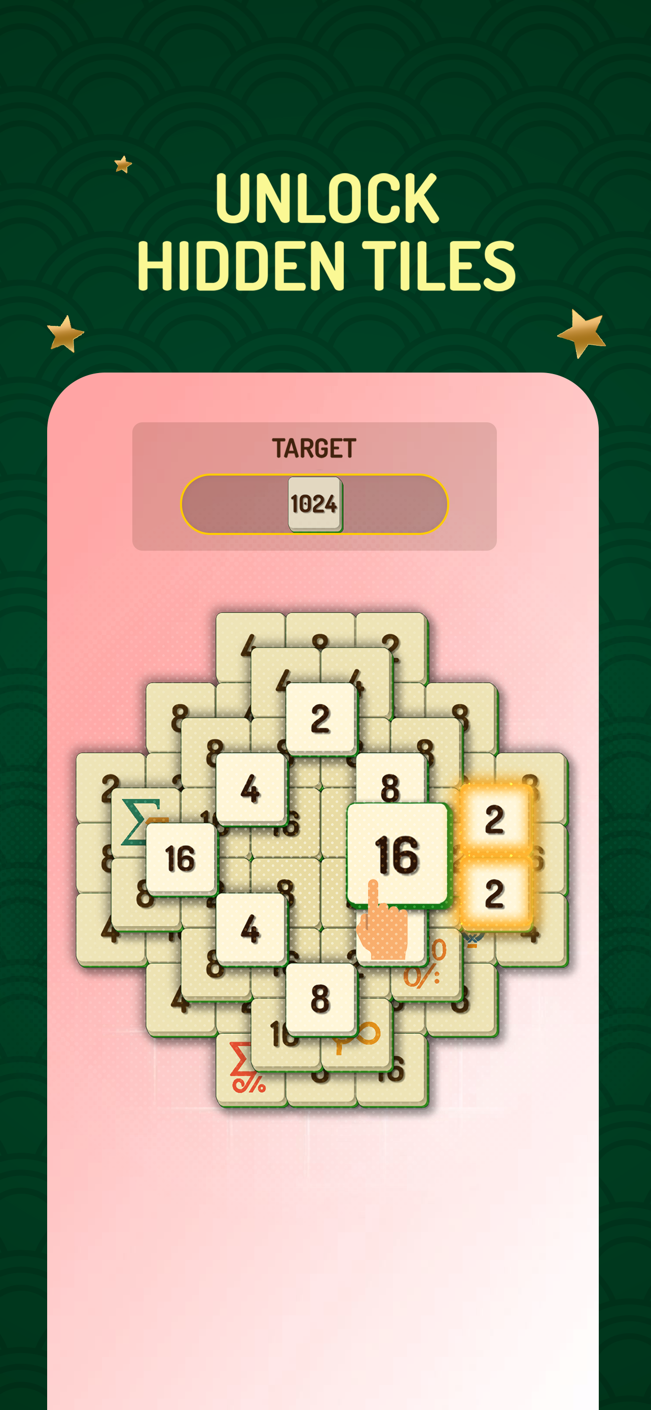 Numjong: 2048 Mahjong Puzzle screenshot 5