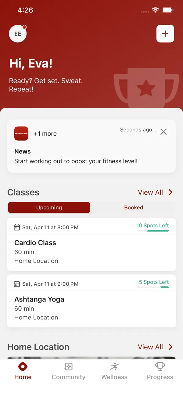 Screenshot #2 pour Fitness Hall