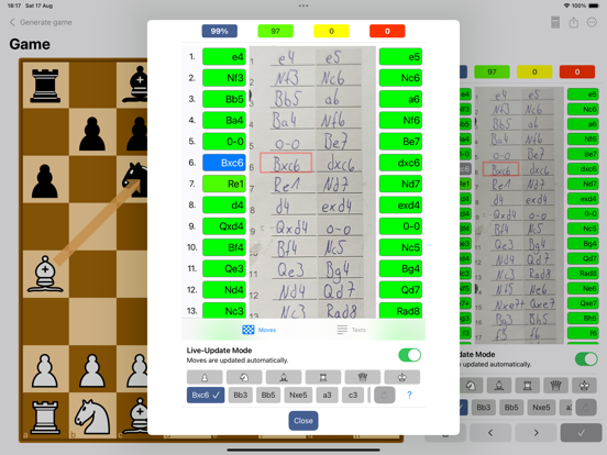 Screenshot #4 pour Chess Scanner - Digitizer