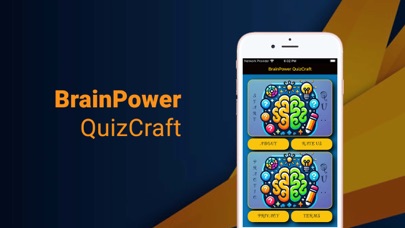 Screenshot #2 pour BrainPower QuizCraft
