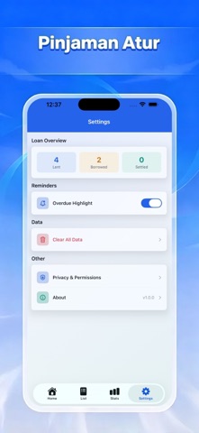 Pinjaman Atur-Loan Calculator iPhone screenshot 4