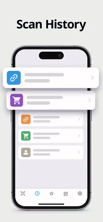 QR Code Reader + QR Scanner: Screenshot 4 von 5