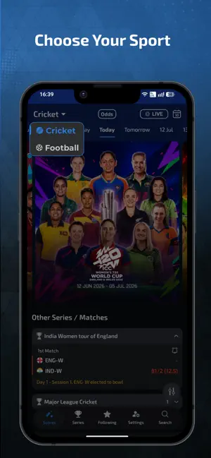 SD Live: Sports Scores & News iPhone screenshot 1