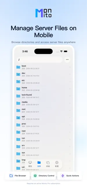 Monito - Server Monitor & SSH iPhone screenshot 3