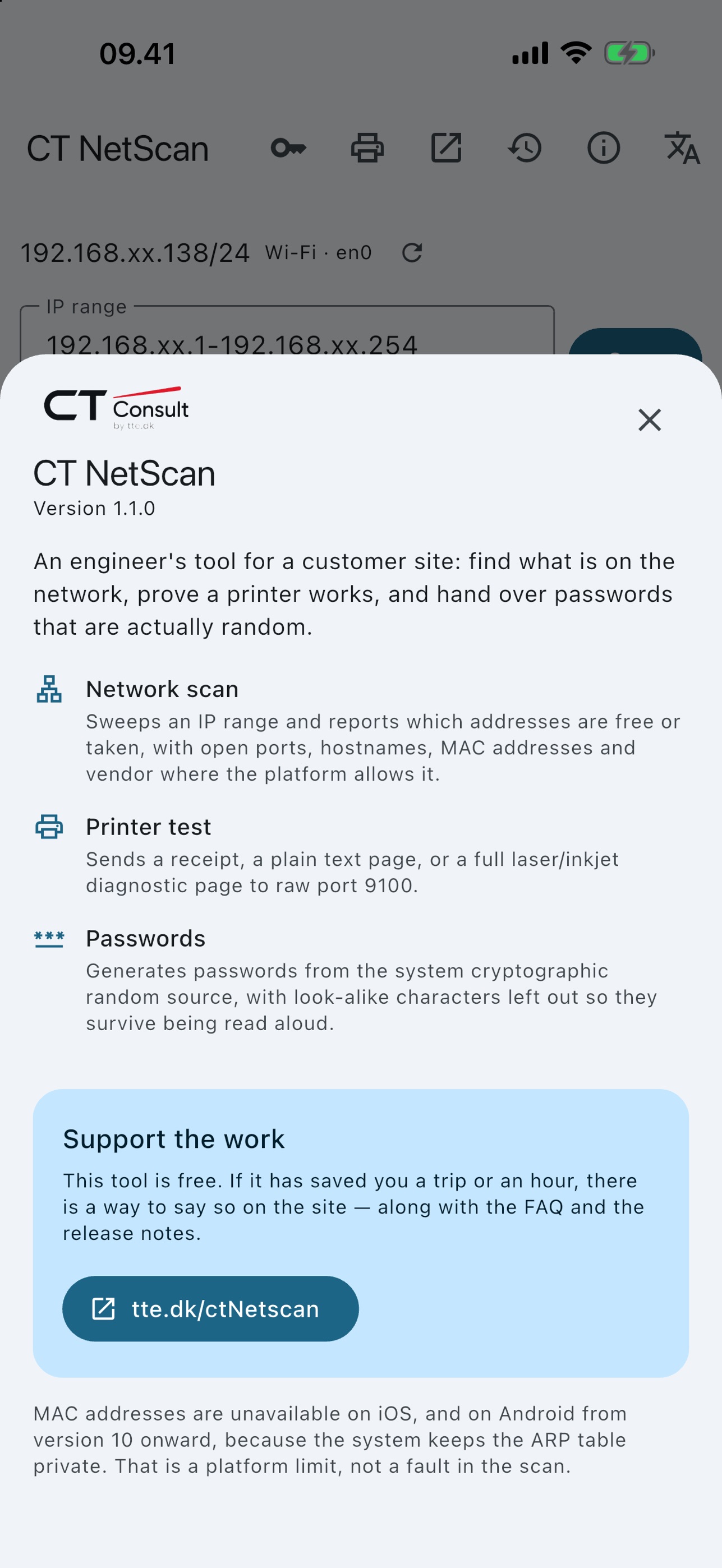 Screenshot 4 of CTNetscan