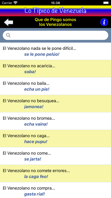 Lo Típico de Venezuela Screenshot