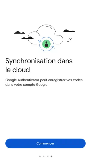 Capture d'écran de Google Authenticator sur iPhone 4