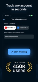 Followers Tracker App screenshot